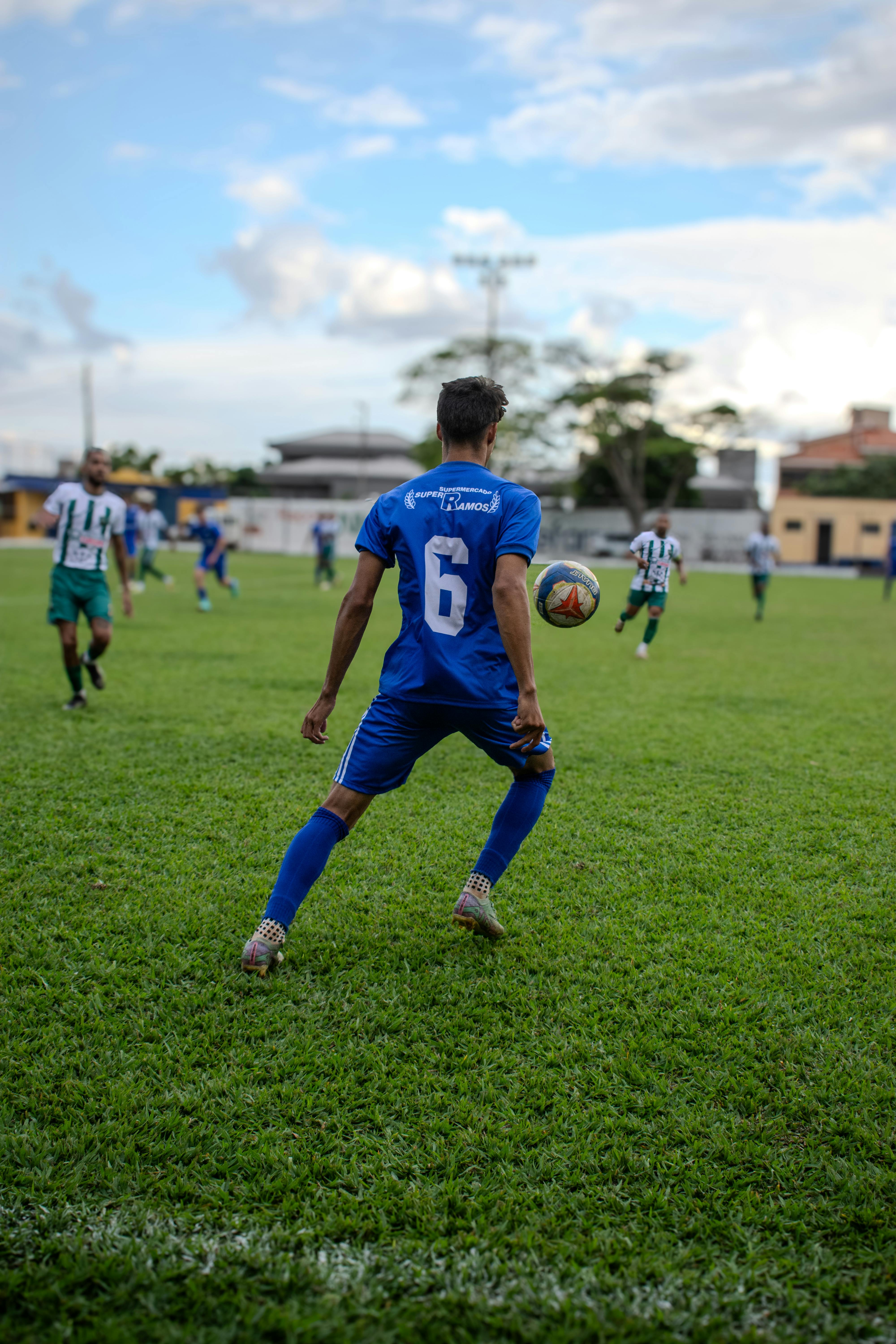 Joven futbolista